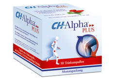CH-Alpha® PLUS ist ein hochwertiges Produkt zur Pflege und für den Aufbau des Gelenkknorpels.